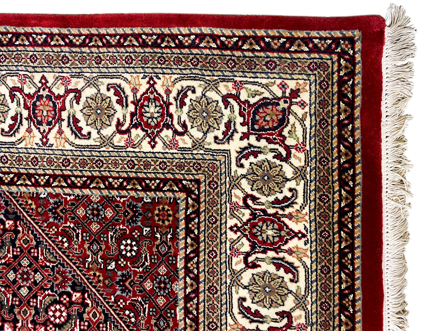 Traditioneller Orientteppich Bidjar aus Wolle für Wohnzimmer