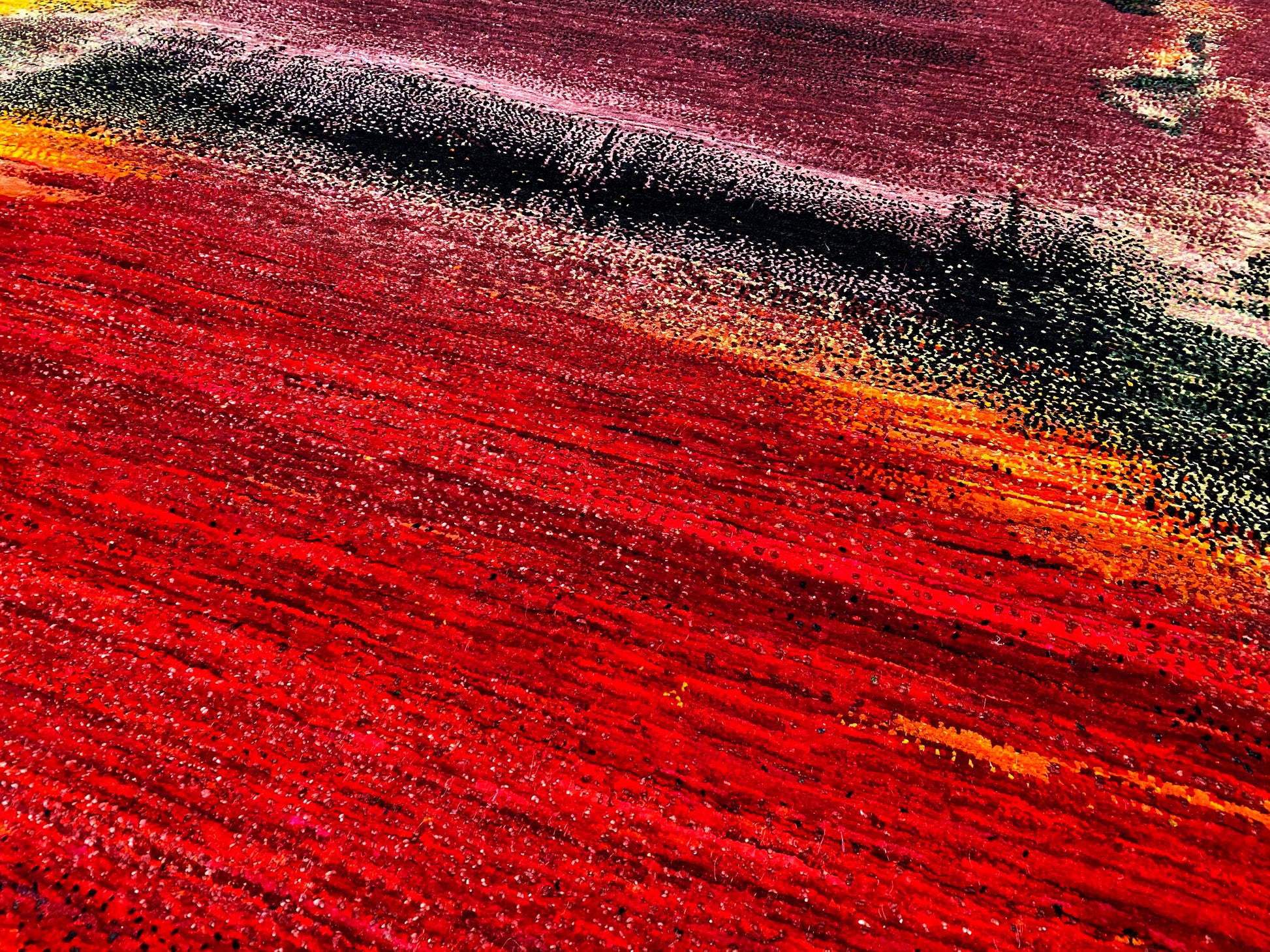 Abstrakter Premium Teppich mit weicher Struktur