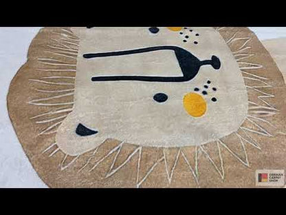 Alfombra infantil «León», beige, 160x230 cm