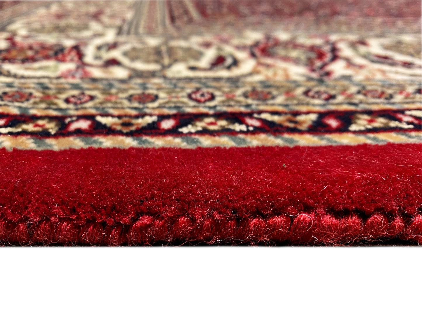 Roter Perserteppich Bidjar mit zentralem Medaillon und Bordüre