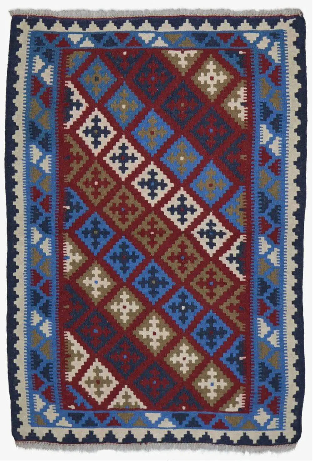Kilim Qashqai - Multicolor 22PL 147x99 cm - German Carpet Shop
